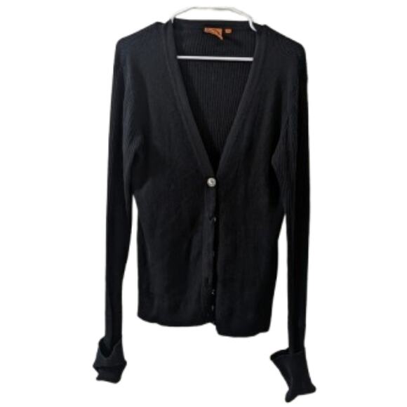 Tory Burch Sweaters - Tory Burch Blue Long Sleeved Cardigan